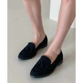Kvinnors svarta loafers 1