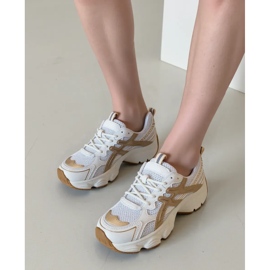 Kvinnors beige sneakers 2