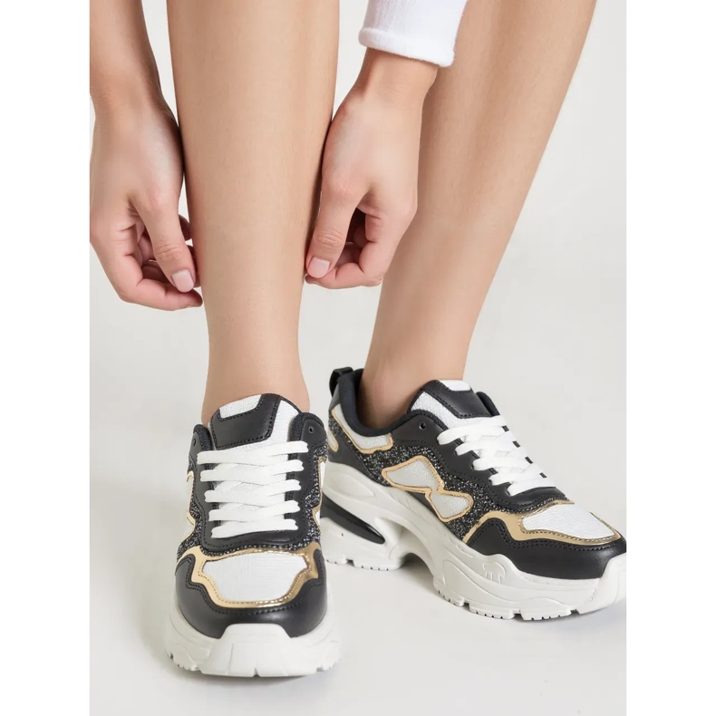 Sneakers glam svart 1