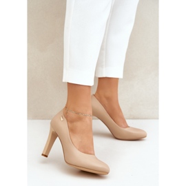 Kvinnors pumpar på Sergio Leone Coffe Campbell Post brun 2