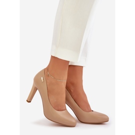 Kvinnors pumpar på Sergio Leone Coffe Campbell Post brun 1