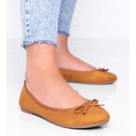 D/GMR Bruna ballerinor med rosett Angelina 1