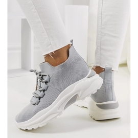 D/GMR Grå Barraza-sneakers för kvinnor 2