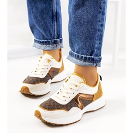 D/GMR Bruna Isham sneakers för kvinnor beige 1