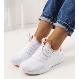 D/GMR Vita och rosa Lenna sportskor 1