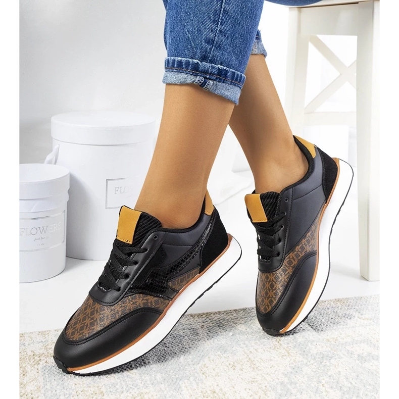 D/GMR Svarta Chiara sneakers för kvinnor 2