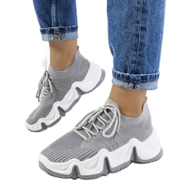 D/GMR Gråa sportsneakers från Thornber 1