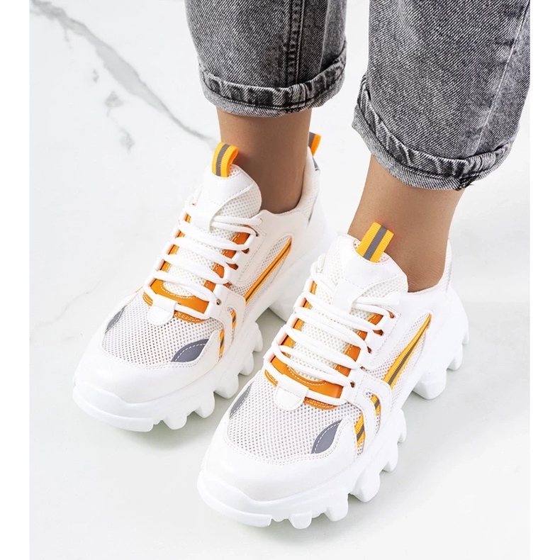 D/GMR Bernier vita sneakers för kvinnor 2