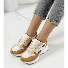 D/GMR Onorato bruna sneakers för kvinnor beige 2