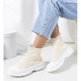 D/GMR Beige sneakers Miki ankel 1