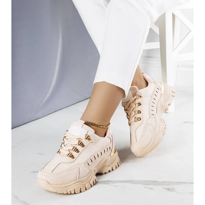 D/GMR Mindy beige sneakers 2