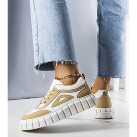 D/GMR Beiga plattformssneakers från Robyn beige 2