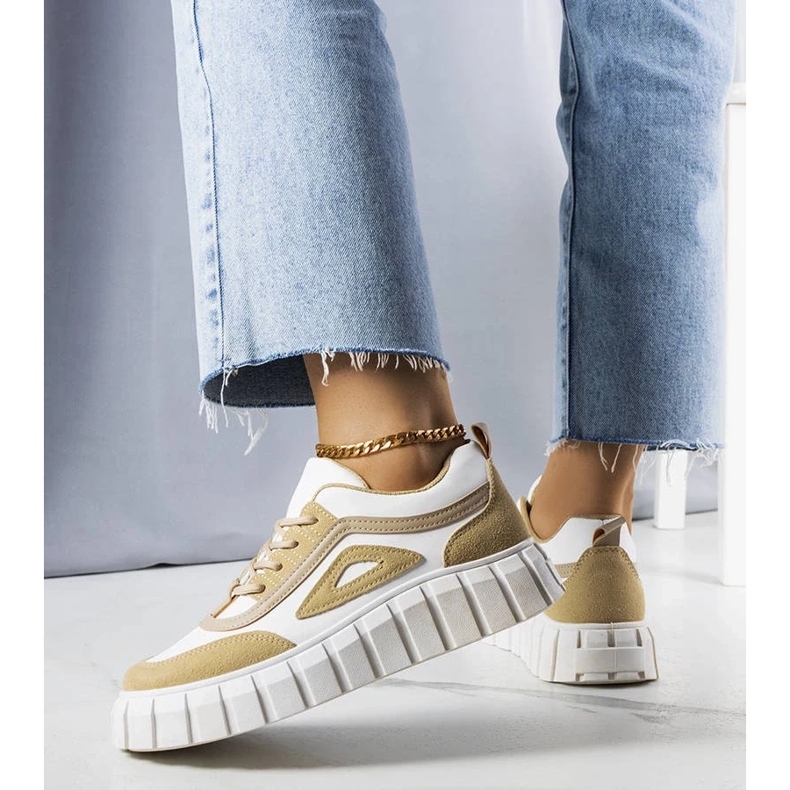 D/GMR Beiga plattformssneakers från Robyn beige 2