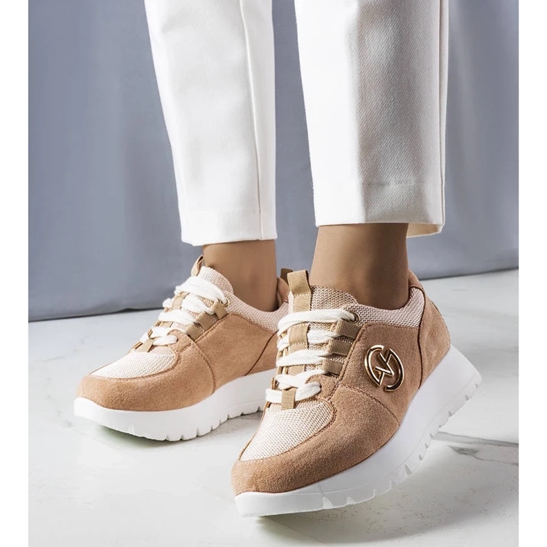 D/GMR Beiga platåsneakers från Kristine beige 1