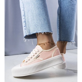 D/GMR Connies rosa platåsneakers 2