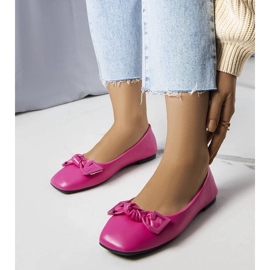 D/GMR Rosa ballerinor med rosett från Tabitha 1