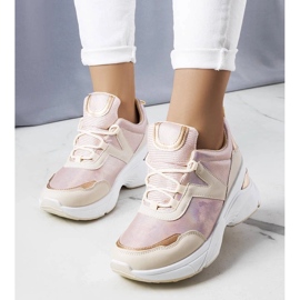 D/GMR Rosa sneakers med metallic-inlägg från Ruais 1