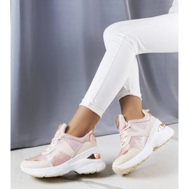 D/GMR Rosa sneakers med metallic-inlägg från Ruais 2