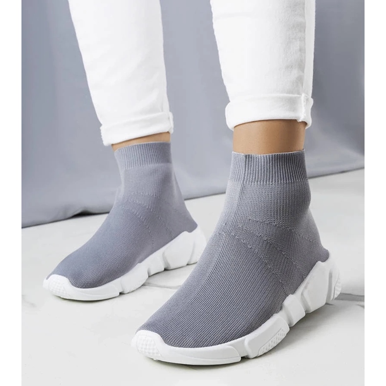 D/GMR Gråa höga sneakers från William 1