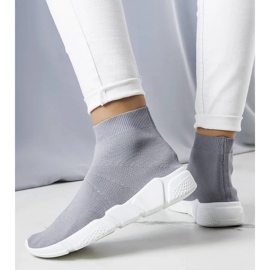 D/GMR Gråa höga sneakers från William 2