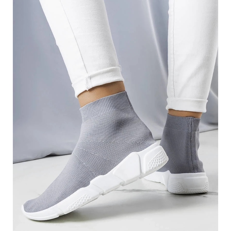 D/GMR Gråa höga sneakers från William 2