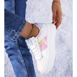 D/GMR Vita och blå platåskor från Heloise 2