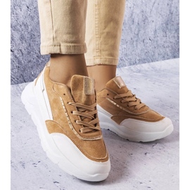 D/GMR Beiga sneakers i eko-mocka från Dupuis beige 1