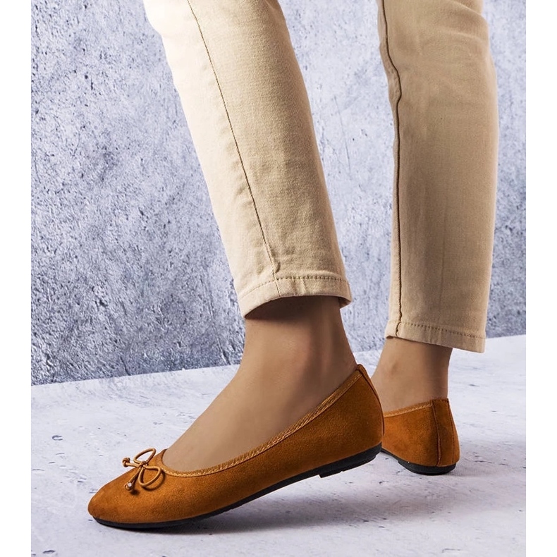 D/GMR Bruna ballerinor med en Chandonnet-rosett 2