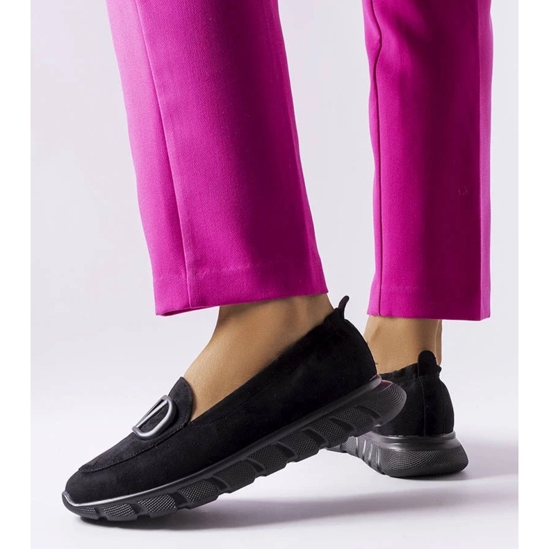 D/GMR Svarta slip-on sneakers från Vincez 2