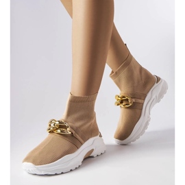 D/GMR Baptiste bruna sneakers med kedja 1