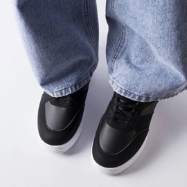 D/GMR CinqMars svarta wedge sneakers 2