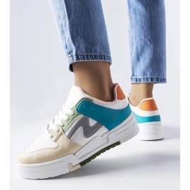 D/GMR Beige och blå platåskor från Harter 2