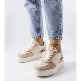 D/GMR Beiga platåsneakers från Tooele beige 2