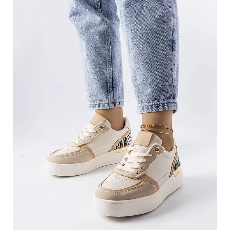 D/GMR Beiga platåsneakers från Tooele beige 2