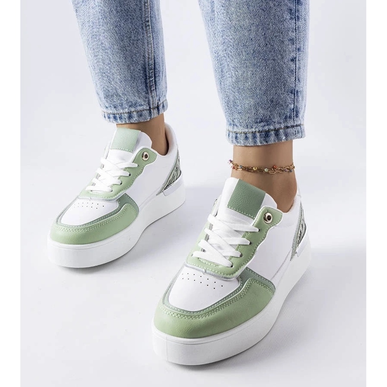 D/GMR Gröna sneakers på Tooele-plattformen 1