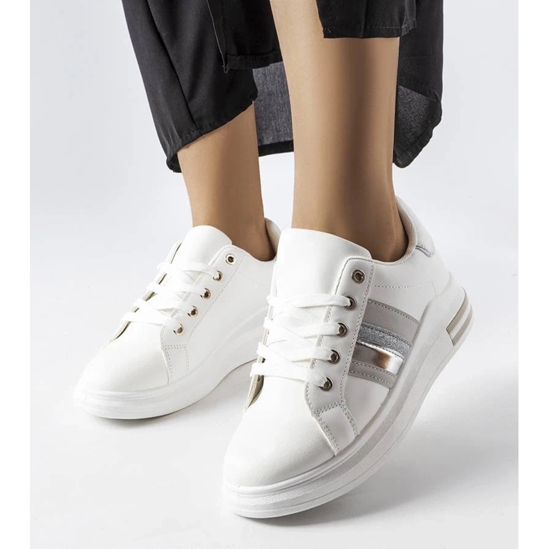 D/GMR Sacaton plattform vita sneakers 1