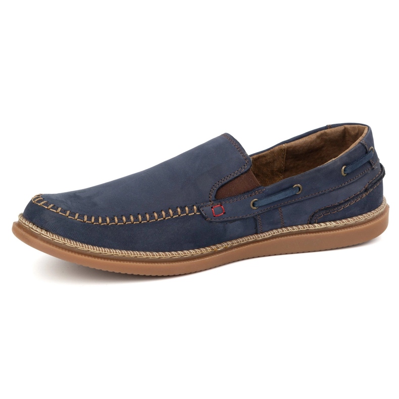 Olivier Herrskor Slip -up Loafers 314GT Navy Blue blå 1