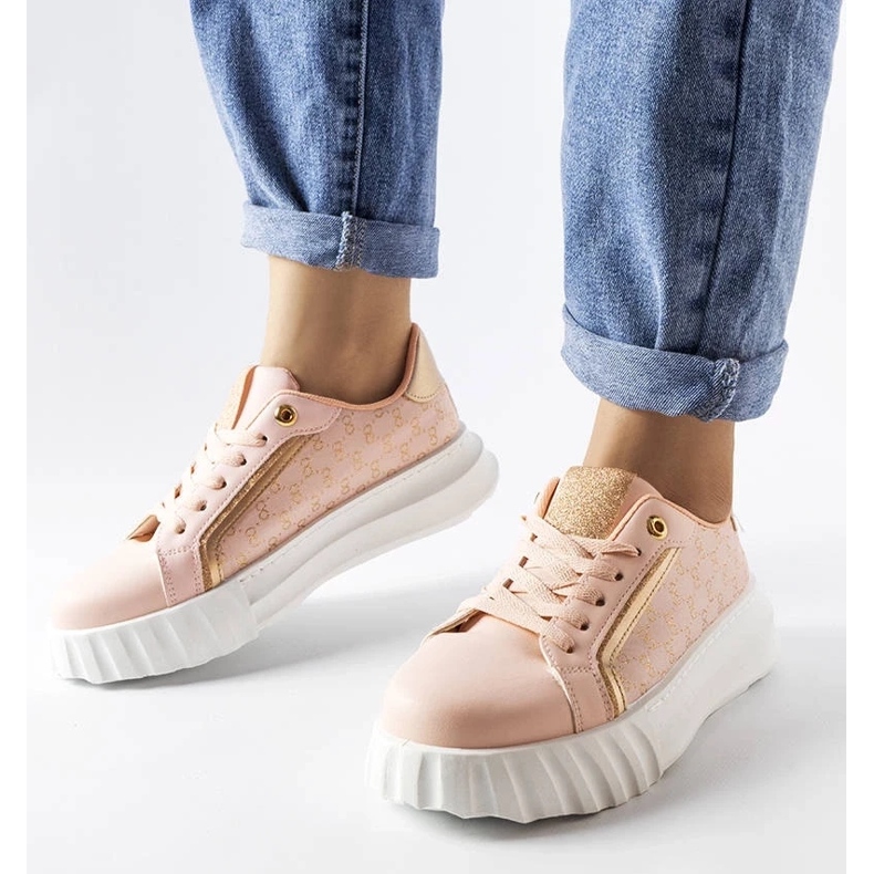 D/GMR Rosa platåsneakers från Giuseppe 1