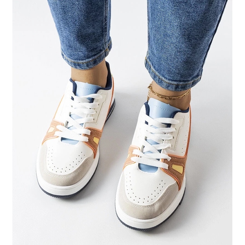 D/GMR Färgglada sportsneakers från Willson vit 2