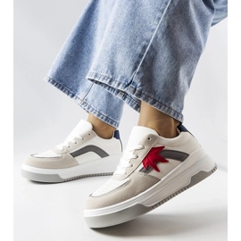 D/GMR Vita sneakers med eko mockainlägg från Kollins 2