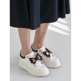 Kvinnors sneakers charm svart 1