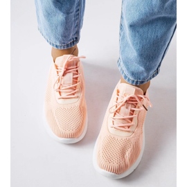 D/GMR Orange och vita sneakers från Nelson 2