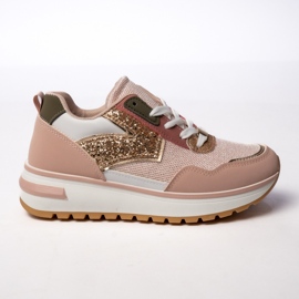 Kvinnors sneakers rosa 1