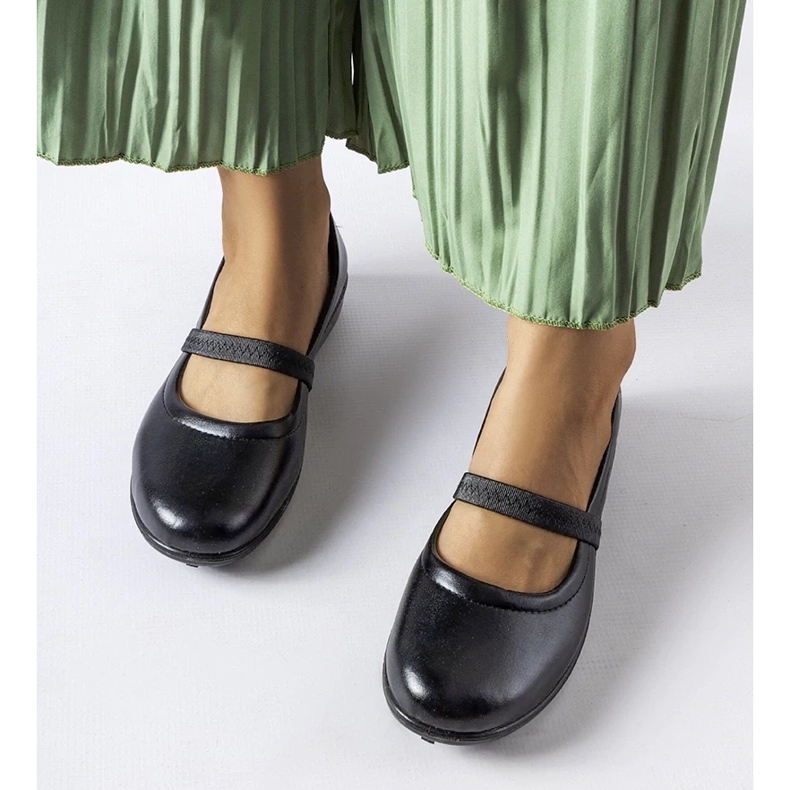 D/GMR Black Oakland balettlägenheter svart 2