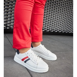 D/GMR Camilla sneakers i vitt läder 2