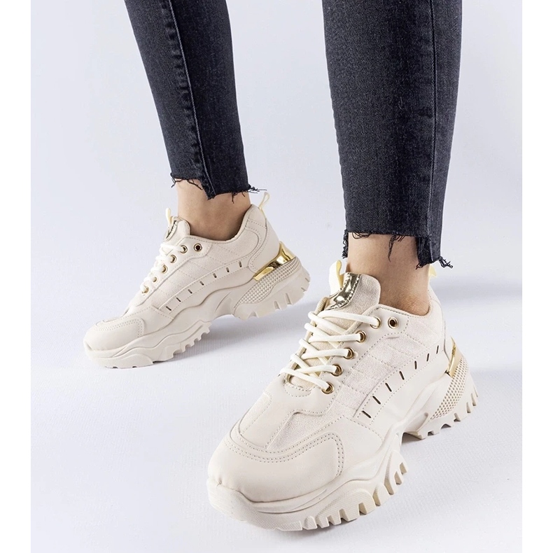 D/GMR Beige Laudes sport sneakers 1