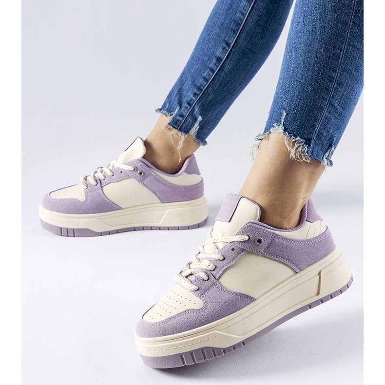 D/GMR Lila sneakers på Crim-plattformen purpur 1