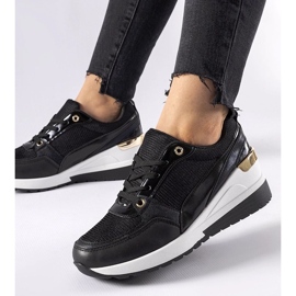 D/GMR Svarta Gauvin wedge sneakers 2