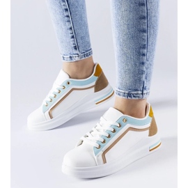 D/GMR Vita och blåa Mayfield sneakers 1