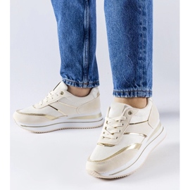 D/GMR Beige sneakers på Nutter-plattformen 1